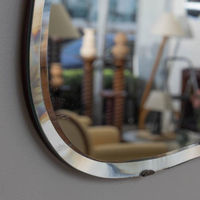 1930s French Art Deco Beveled Mirror For Sale - Image 12 of 13