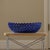 Vintage Italian Cobalt Blue Woven Ceramic Centerpiece Basket - 12.5" For Sale - Image 4 of 7