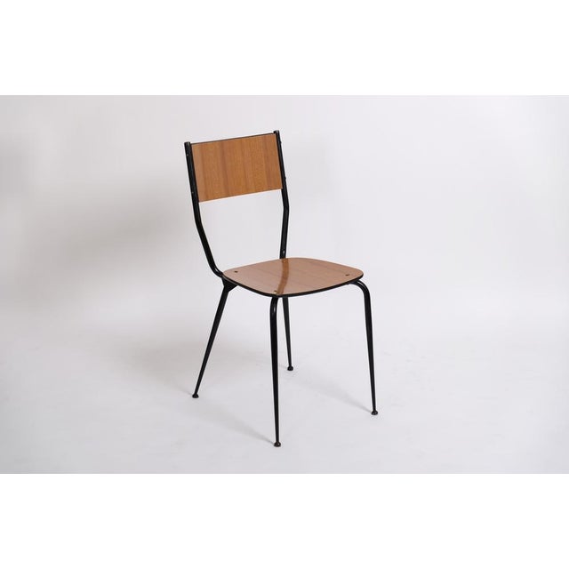 Mid-Century Modern Dining Chairs by Salvarani, Italy, 1950s, Set of 4 For Sale - Image 12 of 18