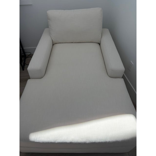 Restoration Hardware Restoration Hardware Maxwell Chaises (Set of 2) For Sale - Image 4 of 6