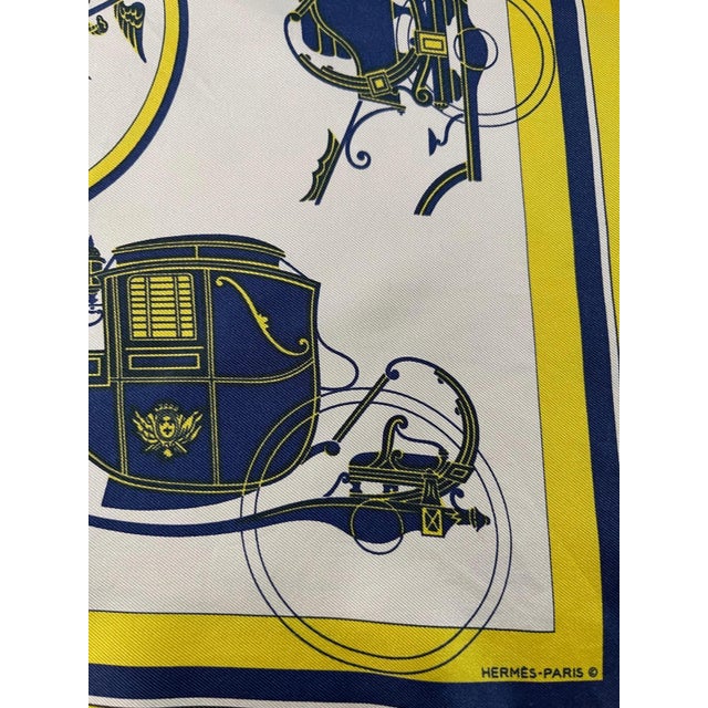 Hermès Hermès Gavroche Scarf « Ex-libris » 1998 For Sale - Image 4 of 5