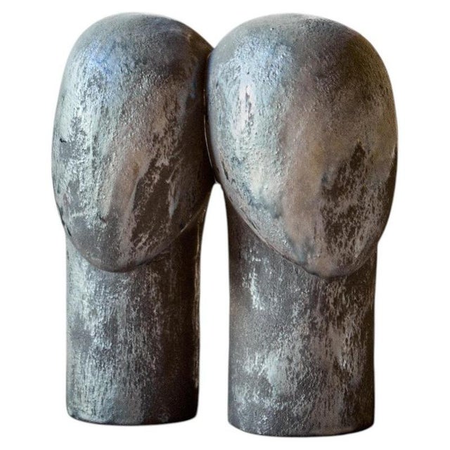 Ceramic Choeur Sculpture in Chamotte Stoneware by Thalia Dalecky For Sale - Image 7 of 7