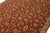 Contemporary Indian Handmade Burnt Orange Floral Wool Rug For Sale In New York - Image 6 of 10