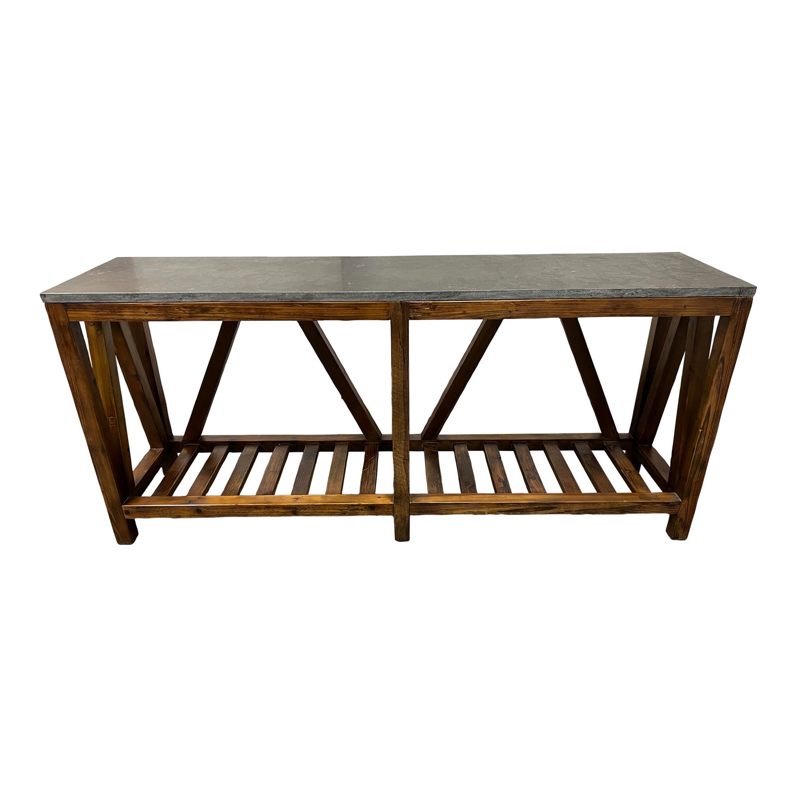 Crate & Barrel Bluestone Console Table Chairish