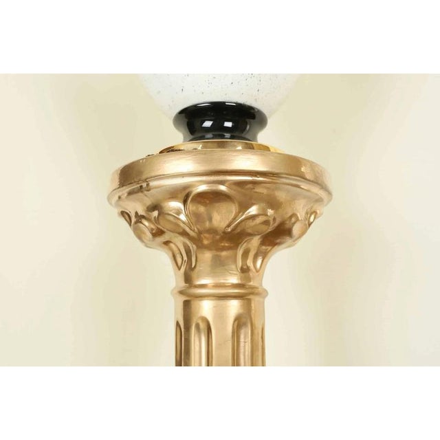 20th Century Gilt Resin Pedestal For Sale - Image 3 of 5