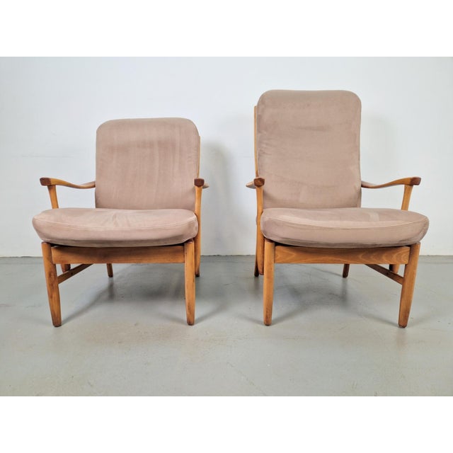 Vintage Beech Armchairs from Farstrup Møbler, 1970s, Set of 2 For Sale - Image 4 of 17