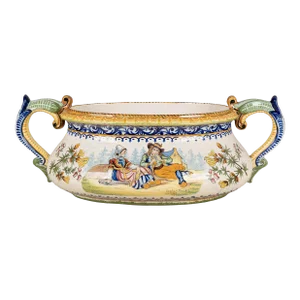 French Henriot Quimper Faience Jardiniere