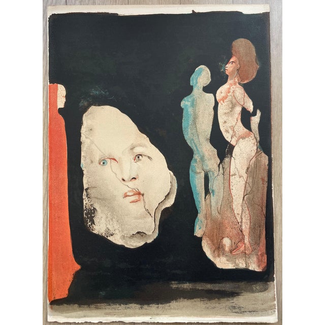 Leonor Fini, Composition from Satiricon, 1970, Lithograph For Sale