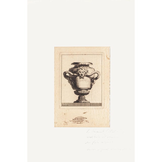 Design for Vase - Original Etching - Late 18th Century Late 18th Century For Sale - Image 3 of 3