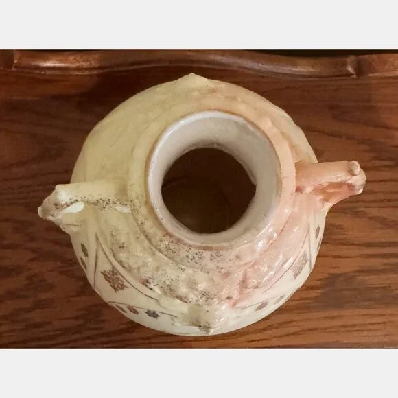 Ceramic Antique Royal Floretta Ware Austrian Porcelain Vase For Sale - Image 7 of 8