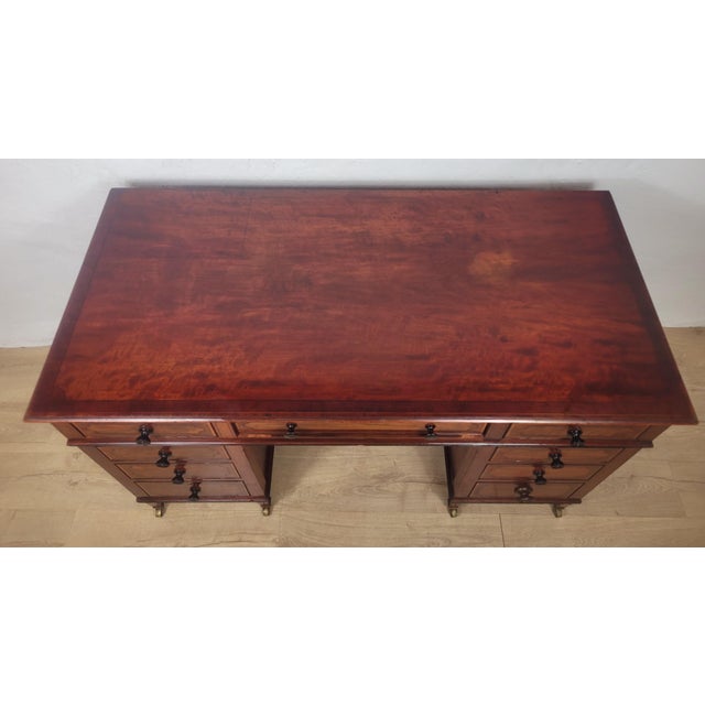Antique Victorian Writing Desk from Maple & Co, 1890 For Sale - Image 9 of 18