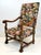 Antique Louis XIII and Renaissance Walnut Armchairs with Parrot Upholstery, 1890s, Set of 2 For Sale - Image 11 of 18