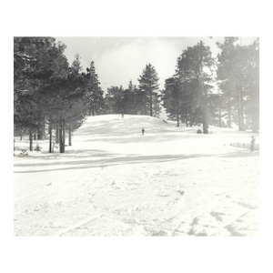 1950s Snow Ski Slopes Photograph