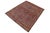 Abstract Modern Gabbeh Blue/Red Wool Rug - 8'1'' X 9'10'' For Sale - Image 3 of 10