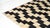 Large Handwoven Kilim Rug with Black and White Pattern, 1970s For Sale - Image 9 of 12