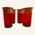 Mid 20th Century Set of 8 Venetian Glasses Plus Two Coordinating Decanters- 10 Pieces For Sale - Image 6 of 8
