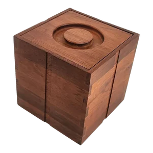 1970s Teak Wood Ice Bucket by Kalmar