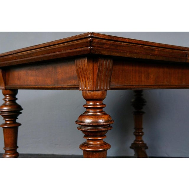 Vintage Wood Dining Table, Late 1800s For Sale - Image 17 of 18