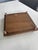 Wooden and Earthenware Trivet with Brown and Cream Tiles, France, 1920s For Sale - Image 10 of 11