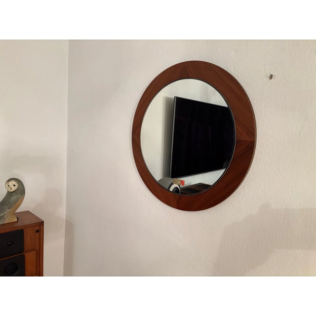 Mid-Century Modern Scandinavian Style Crystal Mirror, Germany, 1970s For Sale - Image 3 of 13