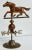 Farmhouse Vintage Brass and Copper Horse Motif Weathervane For Sale - Image 3 of 8
