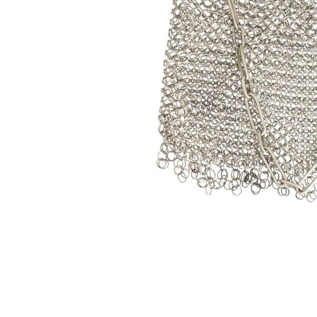 19th Century Silver Mesh Bag For Sale - Image 3 of 6