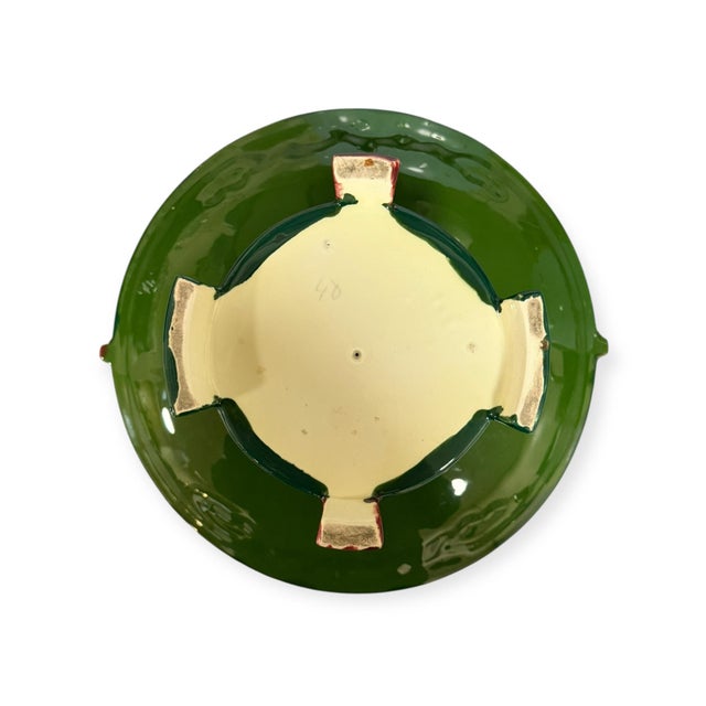 Art Nouveau Majolica Pedestal, 1890s For Sale - Image 12 of 15