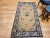 Vintage Chinese Art Deco Rug, Hand-Knotted Wool, Tan & Blue, 1900s For Sale - Image 11 of 12