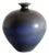 Vintage Dark Blue Vase by Berndt Friberg, 1970s For Sale