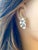 Mid-Century Modern Vintage Mid Century 14k White Gold Diamond Pearl Clip-on Earrings, A Pair For Sale - Image 3 of 8