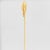 Late 20th Century Vintage 14k Gold, Blister Pearl, & Diamond Stickpin For Sale - Image 5 of 9