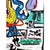 Textile 'The Musician' - One-of-a-Kind Original Oil on Canvas Painting For Sale - Image 7 of 9