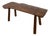 Wabi Sabi Rustic Bench in Elm, 1950s For Sale