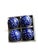 Vintage Hand Painted Blue White Ceramic Ornaments For Sale - Image 4 of 5