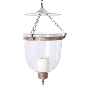 Antique Smoke Bell Light Fixture