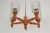 Metal Mid-Century Wood Chandelier attributed to Instala Jilove U Decina, 1960s For Sale - Image 7 of 13