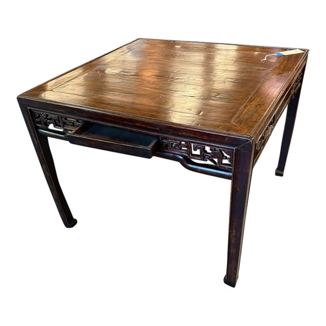 Late 19th Century Chinoiserrie Mahjong Table For Sale