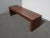 Baker Furniture Company Vintage Mid Century Modern Baker Brown Bench ~ Barbara Barry Collection For Sale - Image 4 of 13