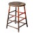 Vintage Rustic Painted Farmhouse Stool For Sale
