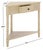 Contemporary Gomez 1 Drawer 1 Shelf Corner Table in Sand For Sale - Image 3 of 9