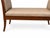 Medellin Custom Furniture Klismos Walnut Leather Bench For Sale - Image 4 of 4