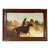 Vintage Kenneth Rustic Western Cowboy Oil on Canvas Painting – Framed For Sale