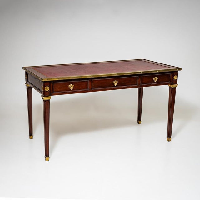 Antique Louis XVI Style Desk, 1900 For Sale - Image 10 of 10