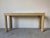 1970’s Hollywood Regency Faux Bamboo Carved Console Table With Two Drawers For Sale - Image 4 of 12