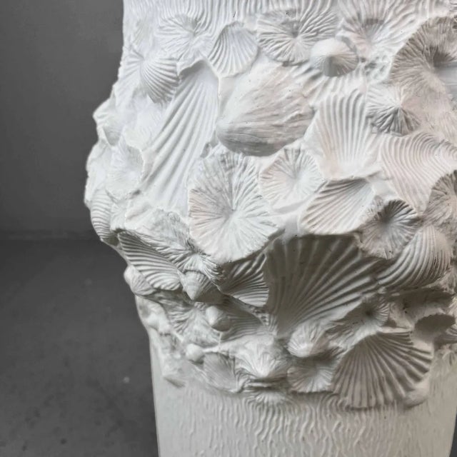 White Op Art Vase from Ak Kaiser, 1970s For Sale - Image 8 of 9