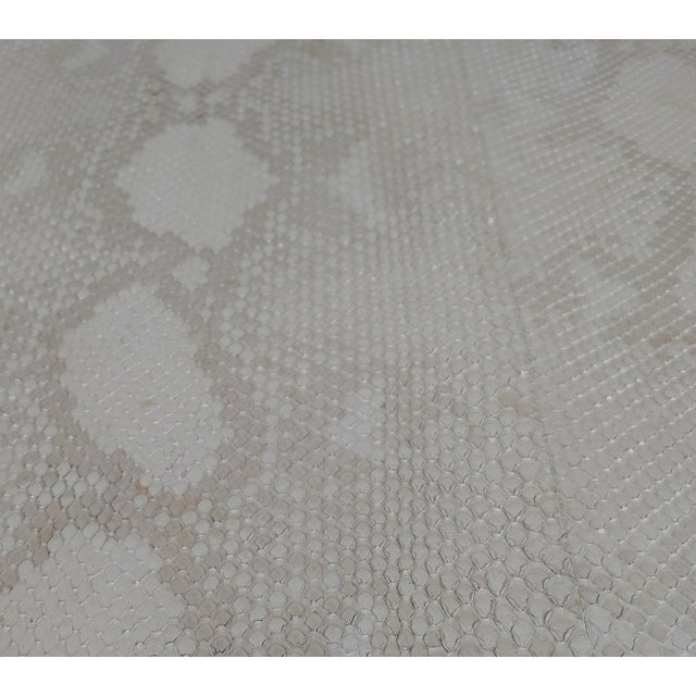 Animal Skin 1970s Mid-Century Modern Edelman Leather Side Table For Sale - Image 7 of 10