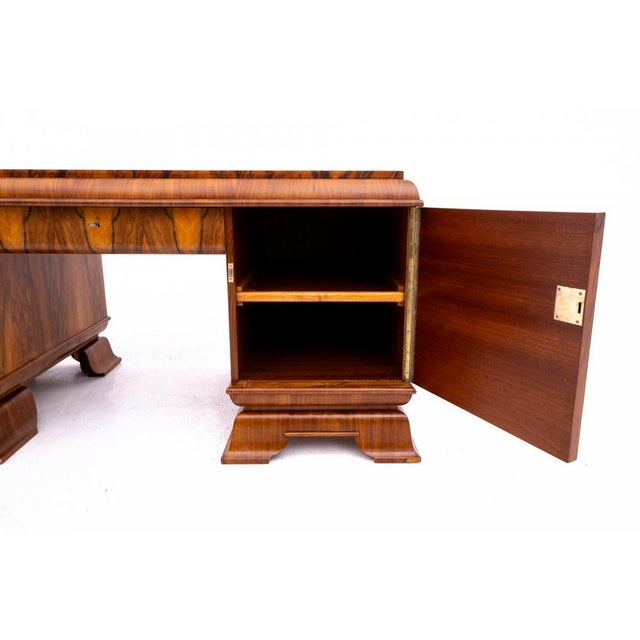 Wood Polish Art Deco Office Set, 1930s, Set of 2 For Sale - Image 7 of 18