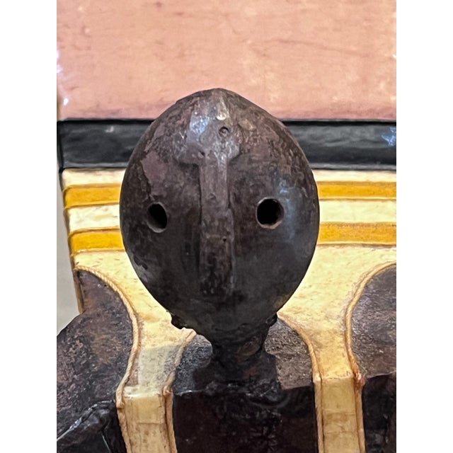 Signed Manuel Felguérez Modernist Abstract Figural Sculpture, Mexico, Circa 1970 For Sale - Image 10 of 12