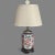 Vintage Imari Porcelain Table Lamp With Lampshade For Sale - Image 15 of 17