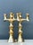 Bronze Vintage Brutalist Bronze Candlesticks - A Pair For Sale - Image 8 of 10